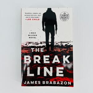 The Break Line, a paperback book novel by James Brabazon - Good Used Condition